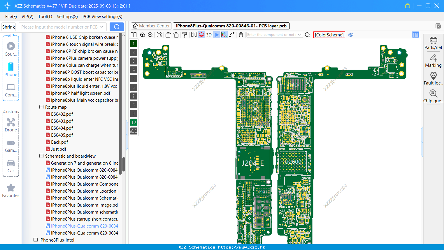IPhone8Plus-Qualcomm 820-00846-01- PCB Layer